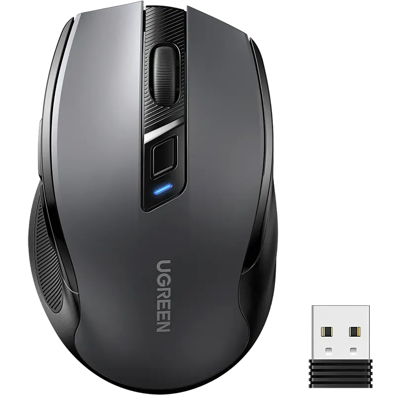 UGREEN M751 Thumb Wheel & Side Scrolling Multi-Mode Wireless Bluetooth Mouse Wireless Mascom International.webp